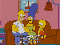 homer simpson couch GIF