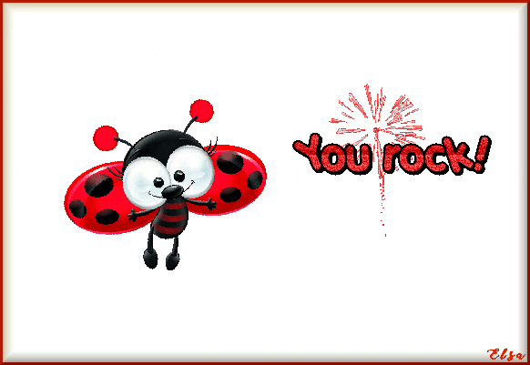 Animated Card You Rock GIF