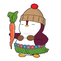 Hula Hula Dancing Sticker by Pudgy Penguins