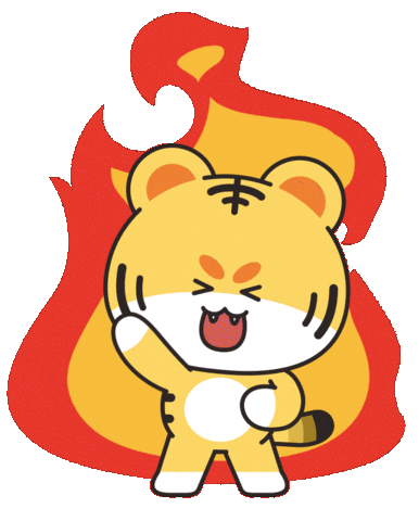 Fire Sticker by HIRA