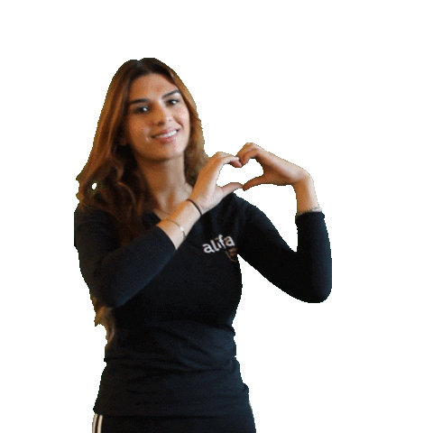 Alifa-enschede giphyupload love heart logo Sticker