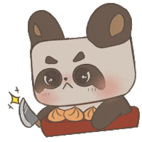 Angry Panda Sticker by ppitchengdu