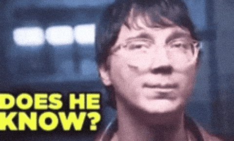 Does He Know GIF