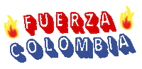 Fire Colombia Sticker