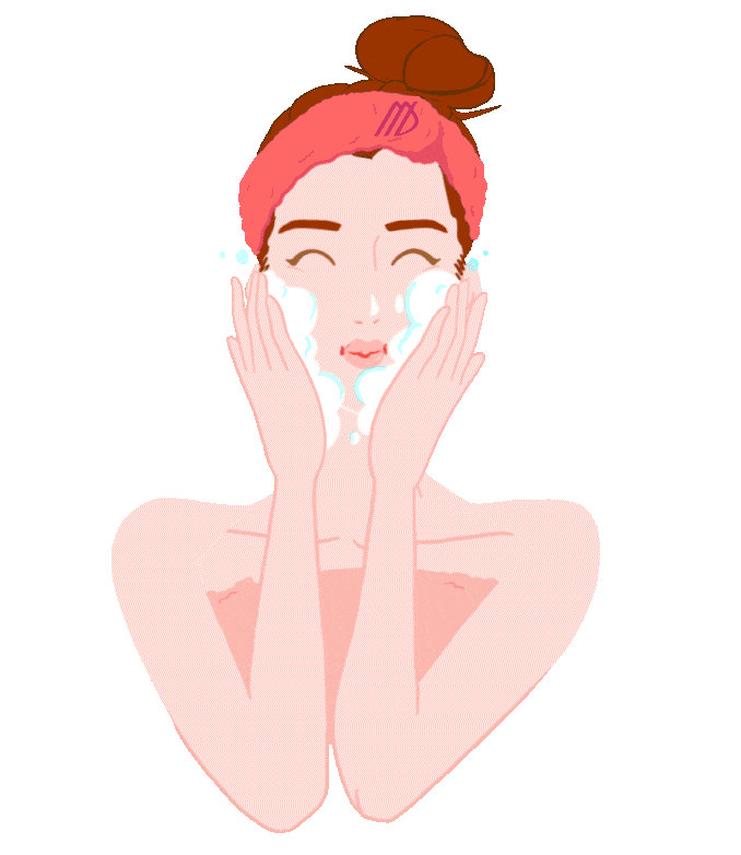 MD-Glowing giphyupload beauty woman skincare Sticker
