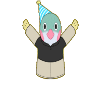 shimizukouen happybirthday congratulation 嬉しい おめでとう Sticker