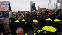 Police in Rotterdam Clash with Housing Protesters
