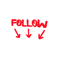 Arrow Follow Sticker