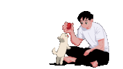 Dog Puppy Sticker by KIM JUNGYOUN