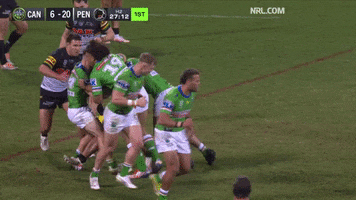 Nrl Defence GIF by Canberra Raiders