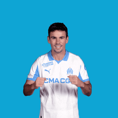 Celebration Goal GIF by Olympique de Marseille
