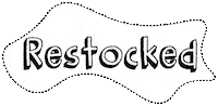 Back In Stock Restock Sticker