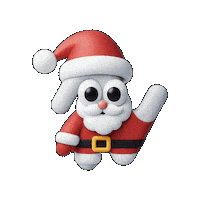Santa Claus Feliz Sticker by Brifly