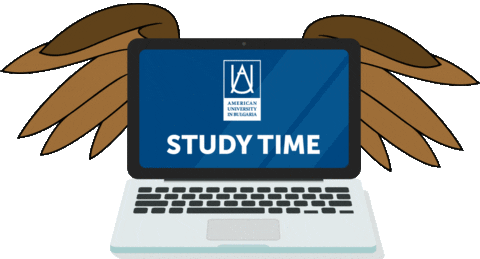 Finals Week Study Time Sticker by American University in Bulgaria