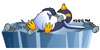 Penguin Sticker by Hugo.fm