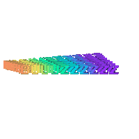 Good Morning Rainbow Sticker by Boss Beez Universe