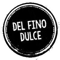 Logo Sticker by Del Fino Dulce