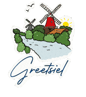 diemitdemleuchtturm urlaub nordsee mühle greetsiel Sticker