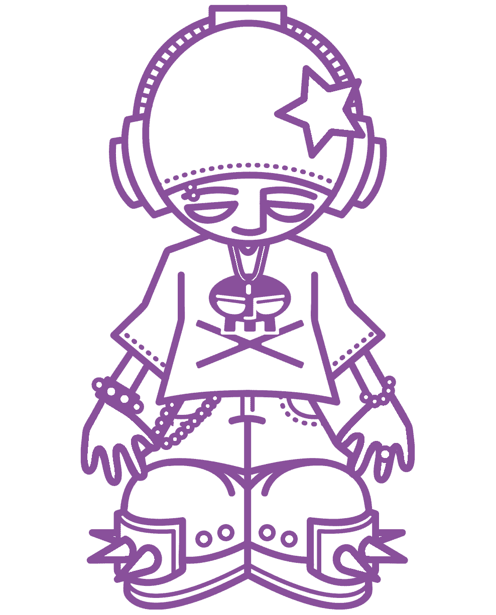 Punk Pirate Sticker by SUPRAM