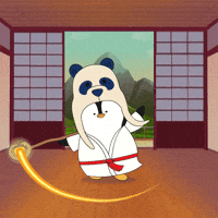 Martial Arts Spinning GIF by Pudgy Penguins