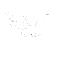 White Line Horse Sticker
