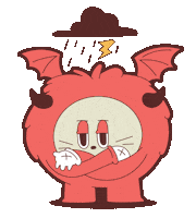 Hellochezz mood vegan rain chocolate Sticker