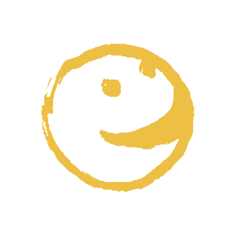 Happy Face Sticker by boozebud