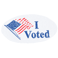 Voting Kamala Harris Sticker by Joe Biden