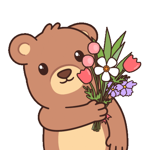 Happy Teddy Bear Sticker by BEARISH