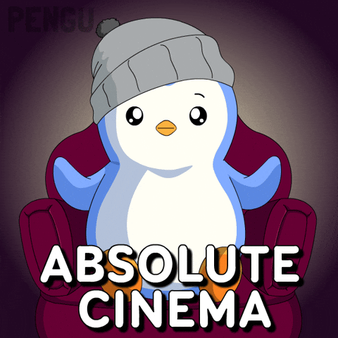 Relaxed Movie Time GIF by Pudgy Penguins