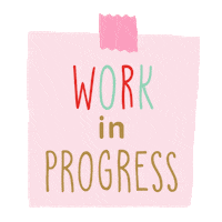 Post It Work In Progress Sticker by UAU!