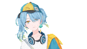 Shoshime happy smile excited vtuber Sticker