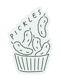 Hungry Vegan Sticker by CiaoPickles