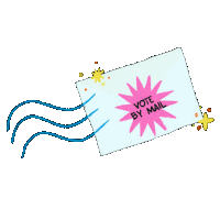 meetraffy 2020 vote mail vote by mail Sticker