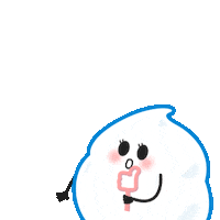 findtoday bubble whip foam pompom Sticker