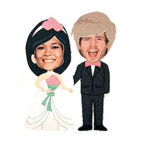 minipresents wedding bride mini mp Sticker