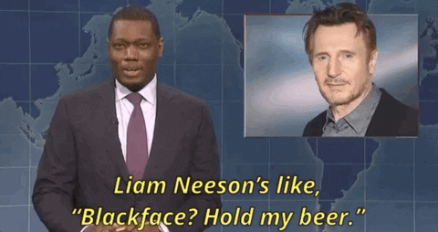 liam neeson snl GIF by Saturday Night Live