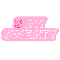 sweatybands happy fitness gym band Sticker