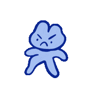Angry Fight Sticker by elodie shanta