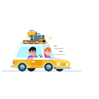 InboundID car holiday life vacation Sticker