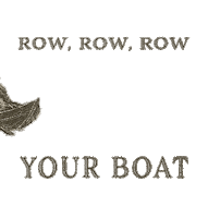 Row Your Boat Song Sticker
