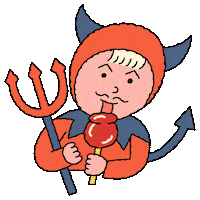 Trick Or Treat Halloween Sticker by stapod