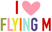 Flying M Sticker by Flying M Coffee