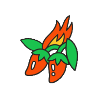Hot Honey Pepper Sticker by Maeve Chocolate