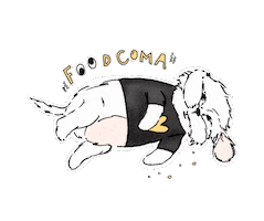 Fionaliemm dead ugh ded foodcoma Sticker