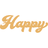 Happy Day Rainbow Sticker by Mikyla Creates