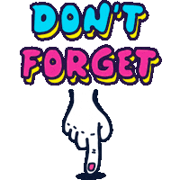 Point Remember Sticker