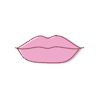 Kiss Me Pink Sticker by Franck