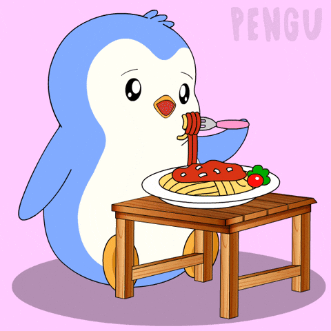 Hungry Penguin GIF by Pudgy Penguins