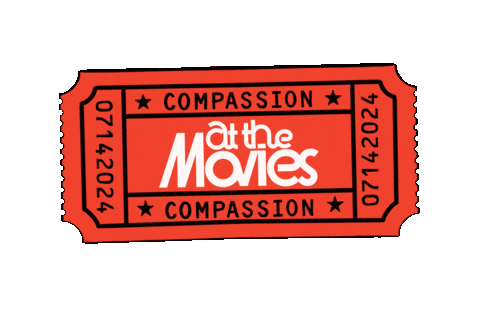 Compassion At The Movies Sticker by Compassion Christian Church
